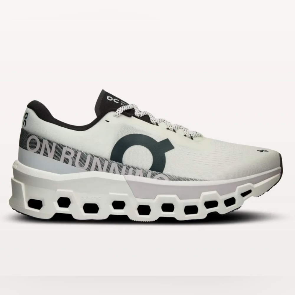 "Black and White On Women's Cloudmonster 2 Running Shoes